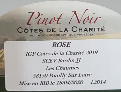 5 litres IGP Côtes de La Charité Rosé
